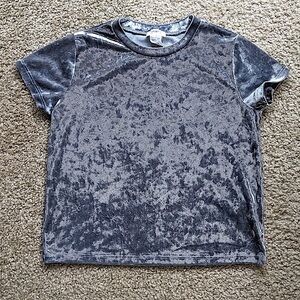 Forever 21 Girls Crushed Velvet Tee Girls size Medium